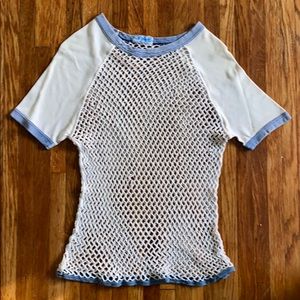 No Rise vintage see thru shirt